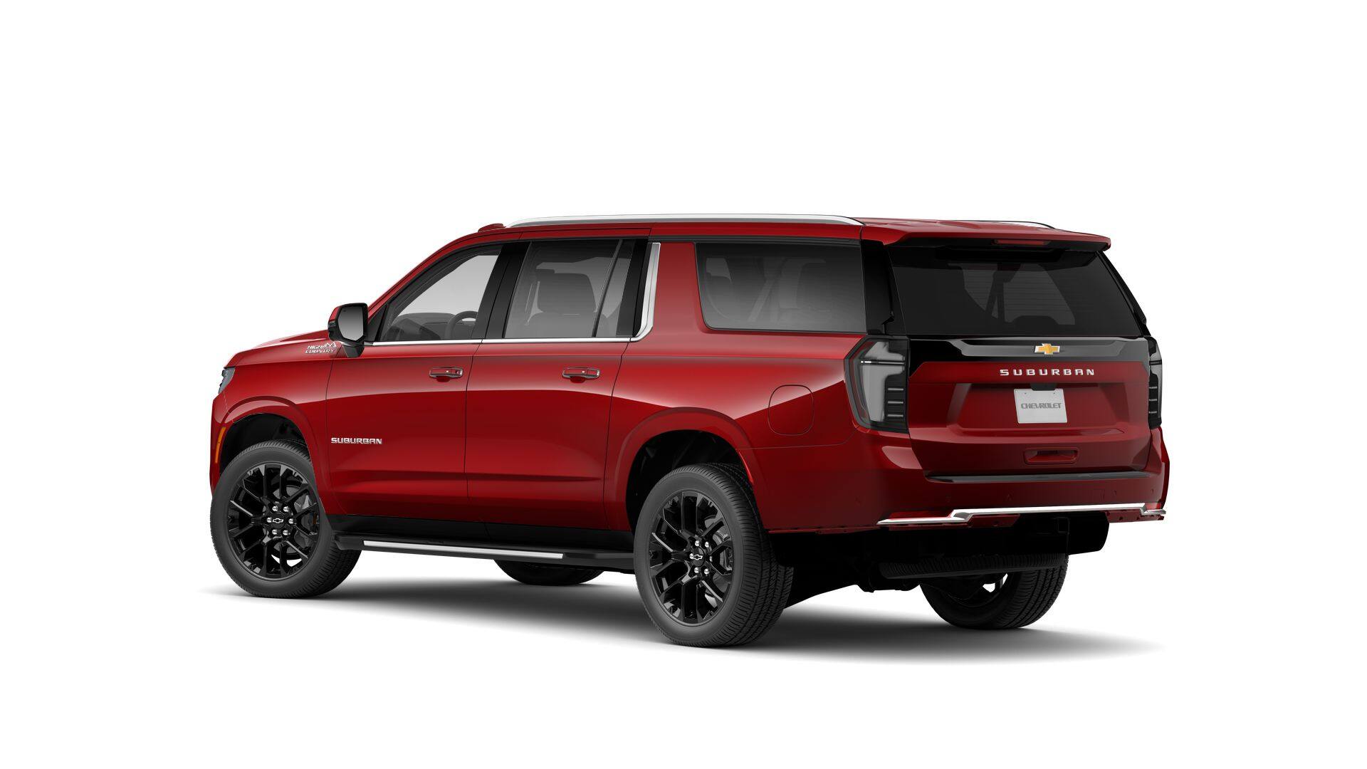 2026 Chevrolet Suburban — rear three-quarter view